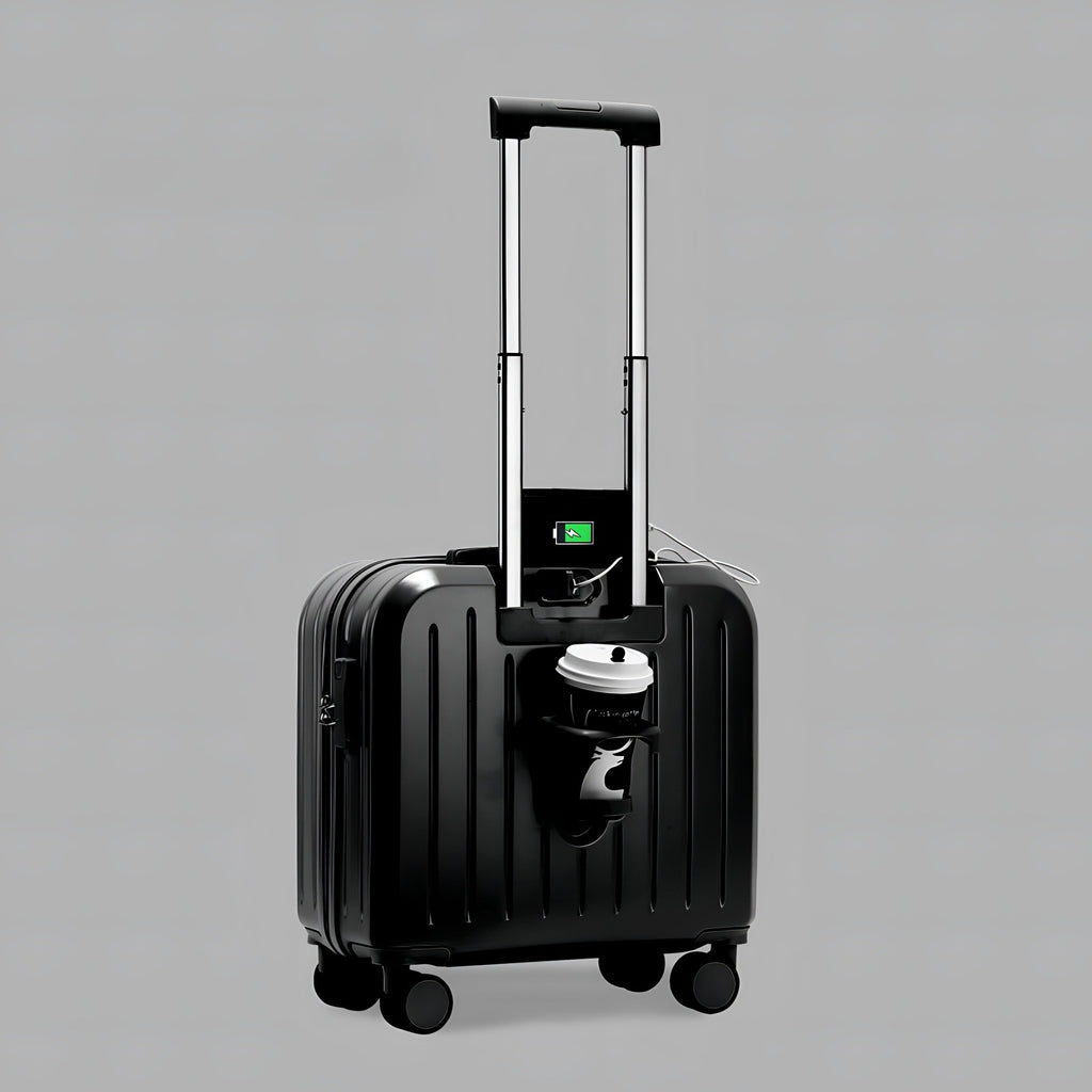 Black Hardside Carry-On Rolling Luggage.