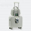 Gray Hardside Carry-On Rolling Luggage Set.