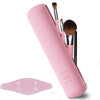 Pink Silicone Makeup Brush Bag Holder.