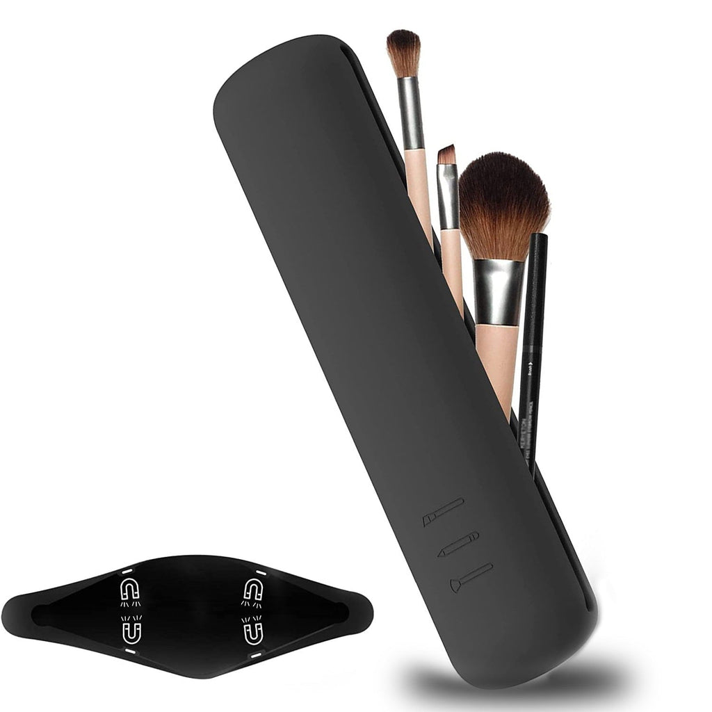 Black Silicone Makeup Brush Bag Holder.