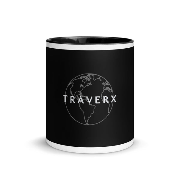 Traverx Ceramic Coffee Mug - front view